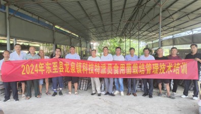 安徽東至縣：龍泉鎮(zhèn)開展食用菌栽培管理技術(shù)培訓(xùn)